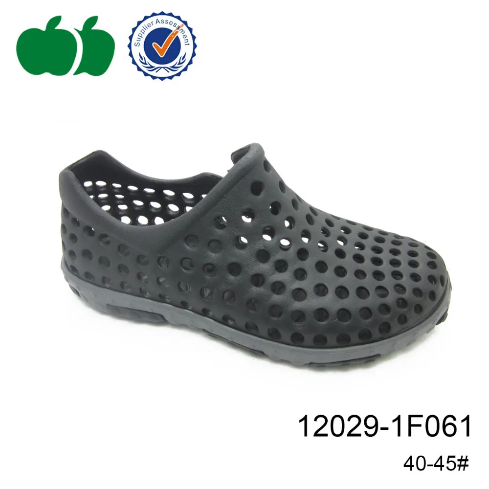 Mens Grey Casual Shoes Popular Men Injection Eva Plastic Shoes With