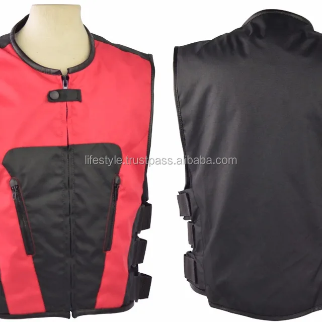 vest pattern men leather biker vest motorcycle reflective vest