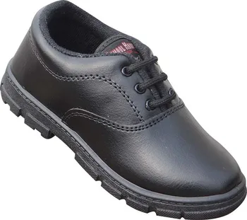Black Genuine Synthetic Shoes Boys Back 