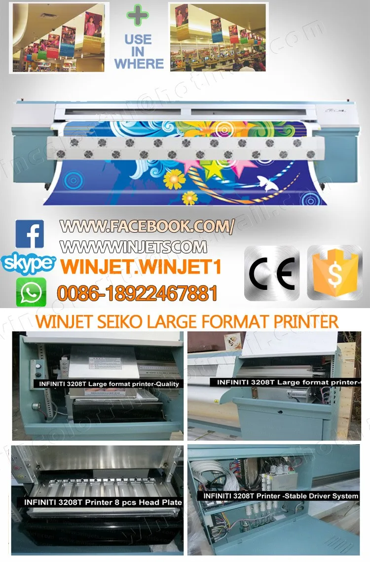 solvent flex printing machine 510-35pl head printer outdoor machine machine manufacturers
