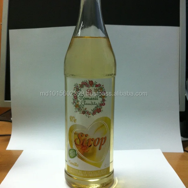 vanilla flavored syrup