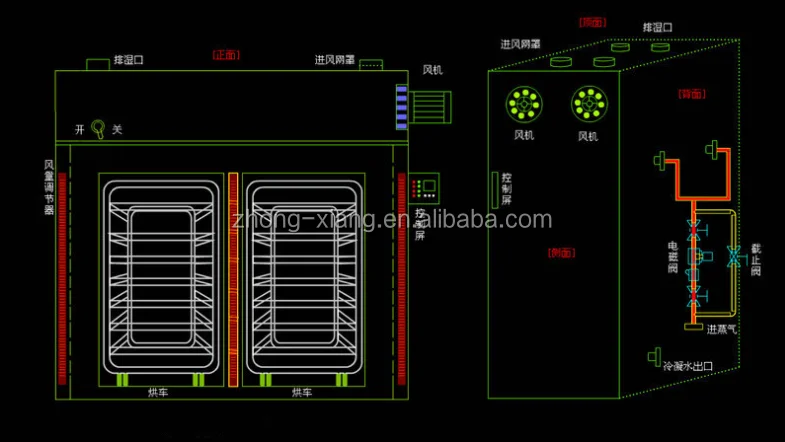 product-694-391 fish smoking and drying machine