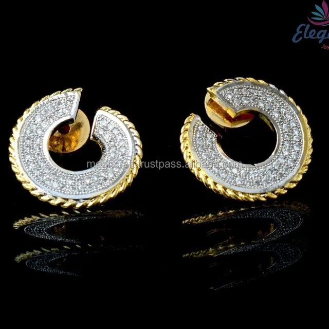 cz stone fancy earring - diamond earrings - imitation jewellery