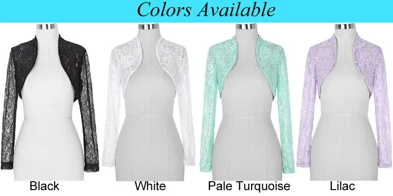 stock womens ladies long sleeve cropped pale turquoise lace