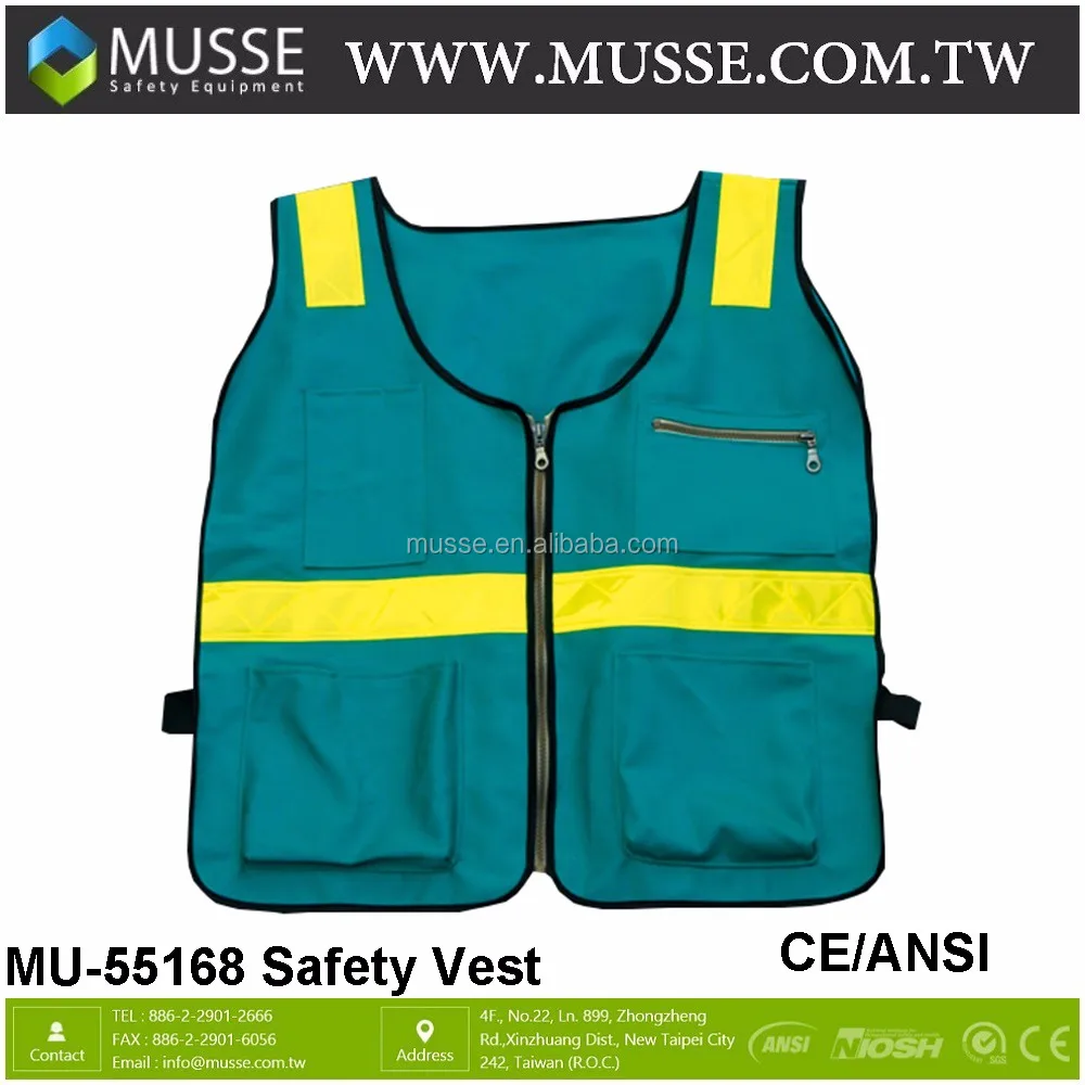 mu-55168 terrific cheap yellow safety reflective vest safety