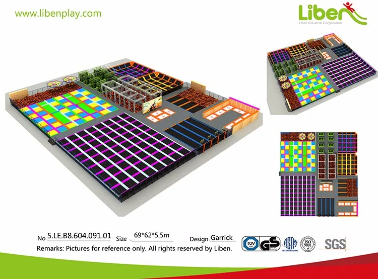Child Trampoline Professional Action Trampoline Park Design Trampoline 360