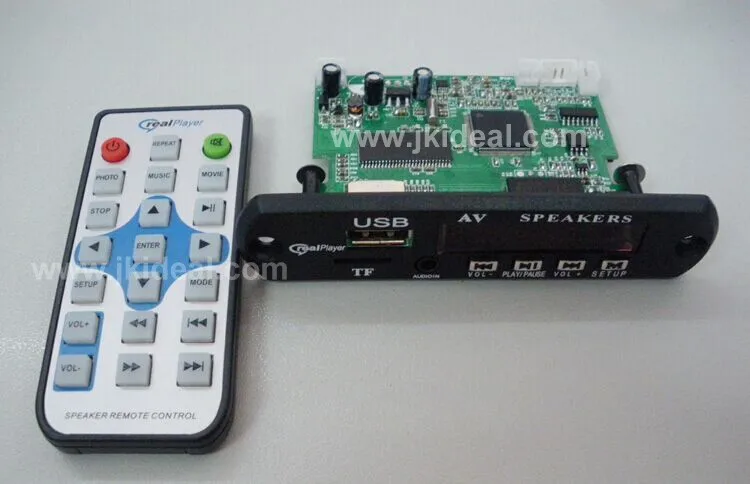 JK-P5001 fm radio usb tf card modulator mp5 player circuit board for video