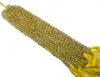 faceted round beads strands natural lemon topaz gemstone