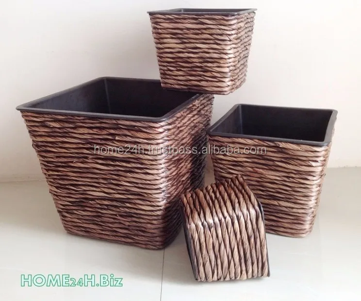 water hyacinth hamper & liner