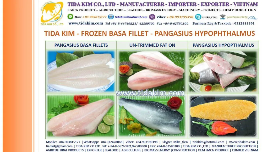 TIDA KIM LIVE MUD CRAB ALIVE - TAPILA BLACK RED FROZEN SHRIMP CRAB ITOYORI SURIMI FROZEN LOBSTER PANGASIUS FILLET BASA VIETNAM