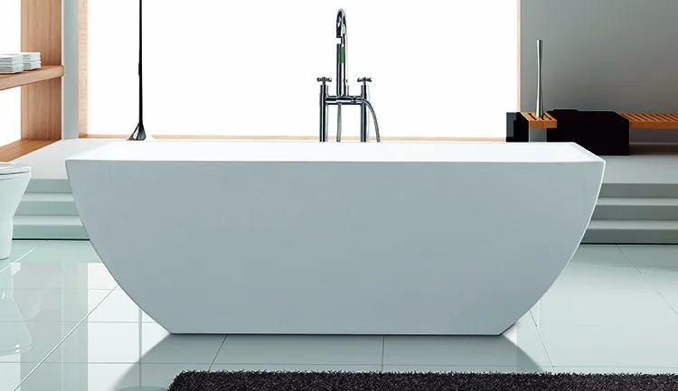 Modern colored boat shape Light clear Acrylic Bathtub Easy to Install Freestanding White Soaking Tubs