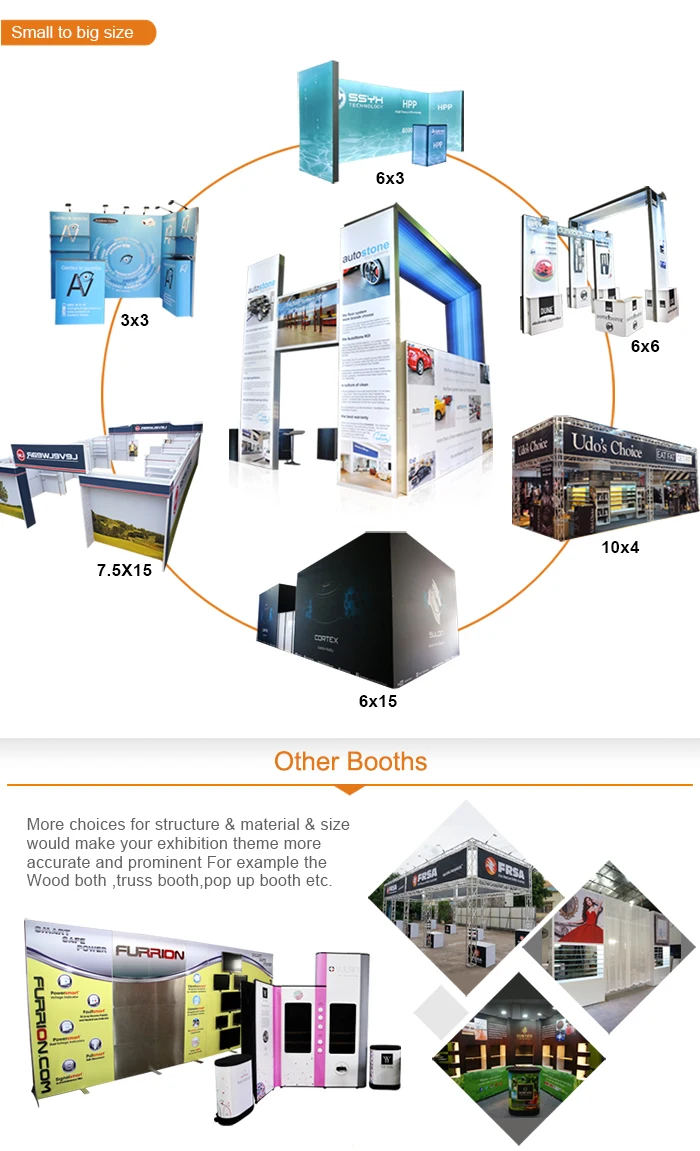 New design stand exhibition with low price