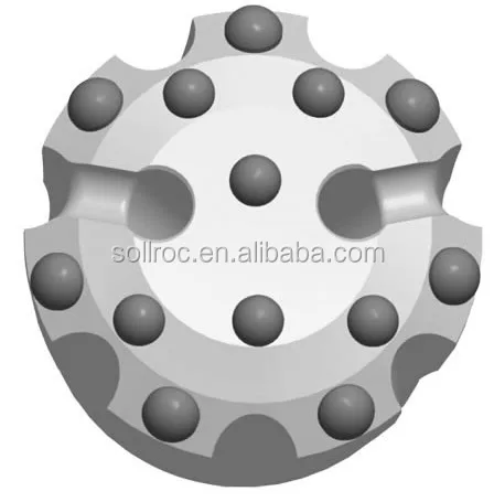 10inch DTH Drill Bit for Coal Mining with Heat Treatment and 254mm to 330mm Diameter