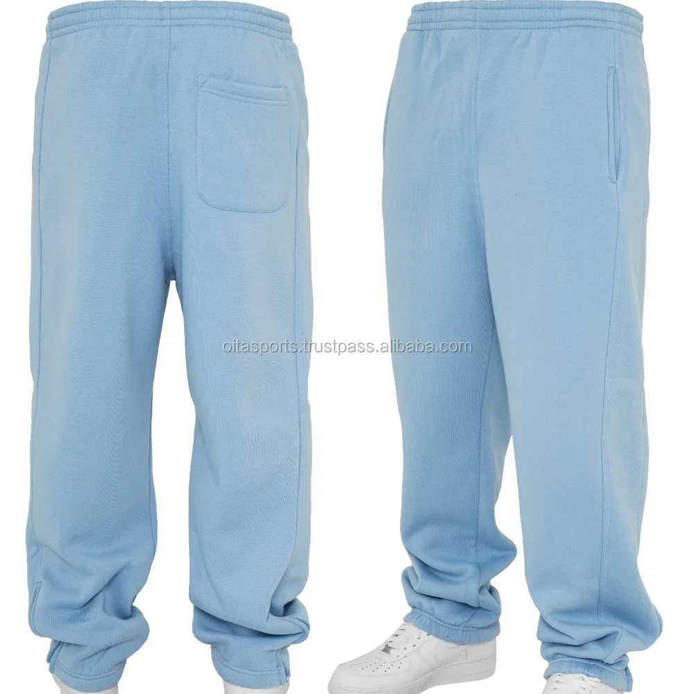 light blue jogging bottoms