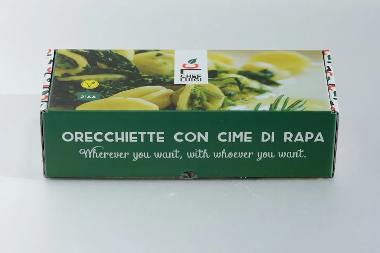 chef luigi orecchiette with broccoli tips kit