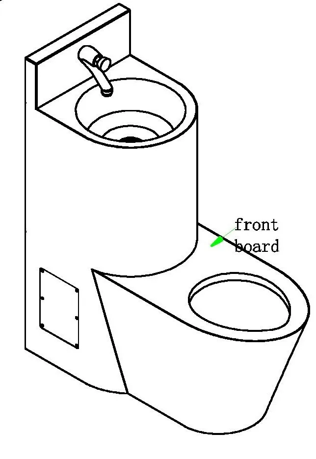 Stainless Steel Toilet Sink Combination - Buy Stainless Steel Toilets
