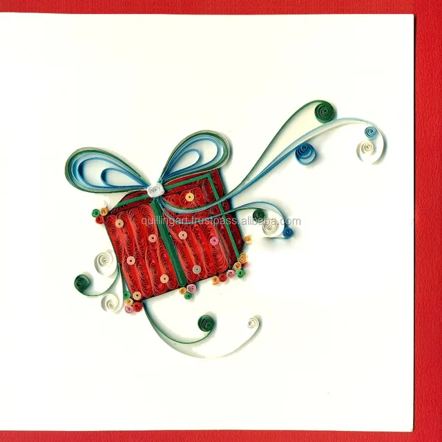 handmade christmas greeting cards, size 15x15cm - merry