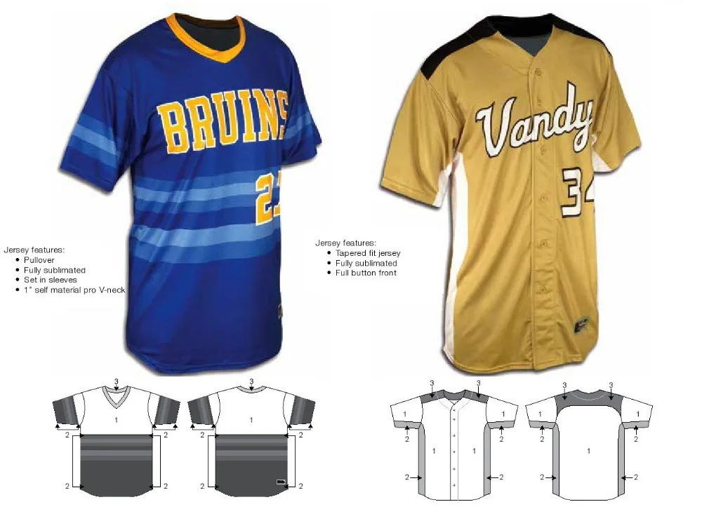 custom dri fit baseball jerseys