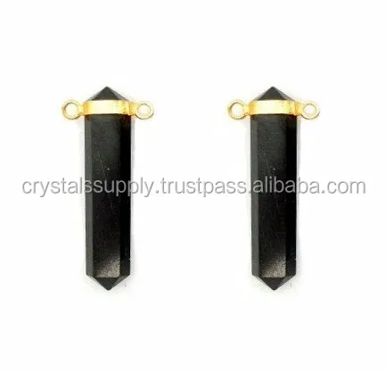 Black Tourmaline Double Point Pendants With Golden Plated.jpg