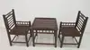 Lastest design bamboo furniture made in Vietnam, natural set of bamboo table and chairs