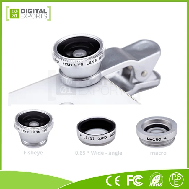 camera lens 3 in 1 phone clip lens magnetic wide angle lens