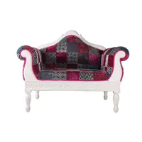 Indian Vintage Velvet Solid Wood Single