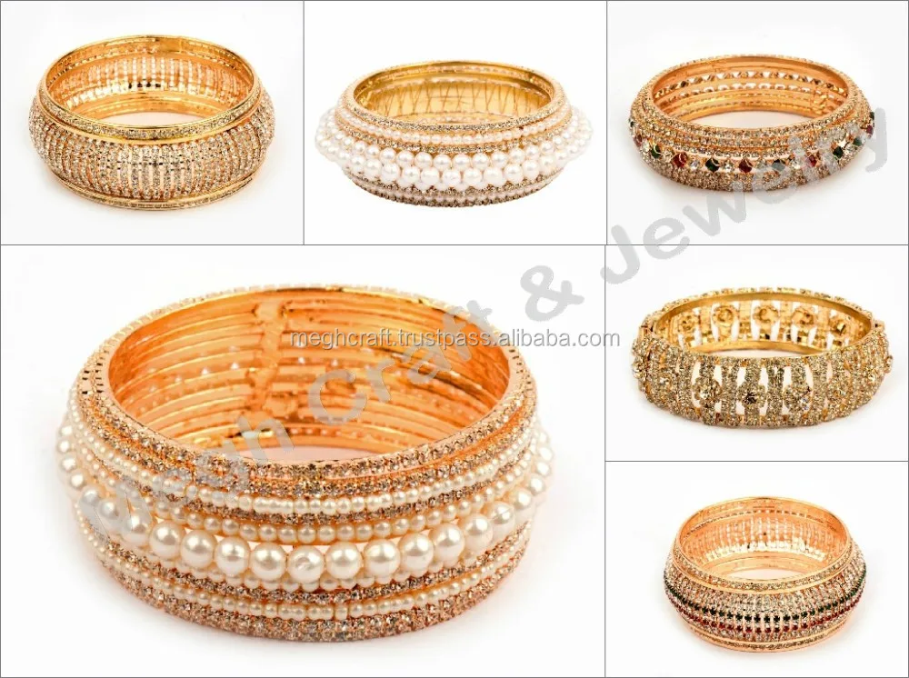 cz handmade rose gold plated bracelet-wholesale indo western