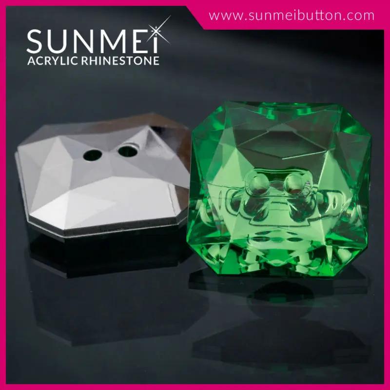 Fashion Taiwan Quality Square Shape Oriental Button