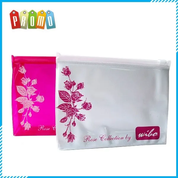 Hot sale promotional custom clear pvc cosmetic bag