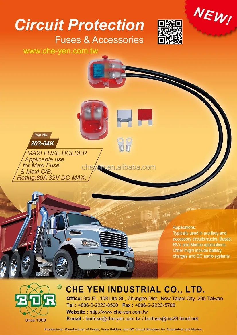 automotive fuse box, holder, terminal, accessories for auto blade