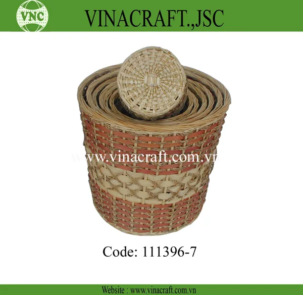 wicker moses basket jute basket