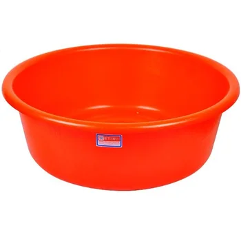 round plastic wash basin