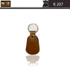 Key Chain Holder in genuine leather with high quality metal rings.