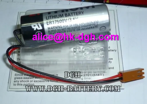 100%新しいER17500V/3.6ボルトplcリチウム電池でプラグ(ER17500V)仕入れ・メーカー・工場