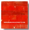 Natural Semi Precious Red Jasper Floor Tiles