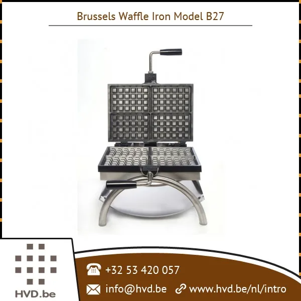 square waffle maker/ waffle iron for bakery machinery