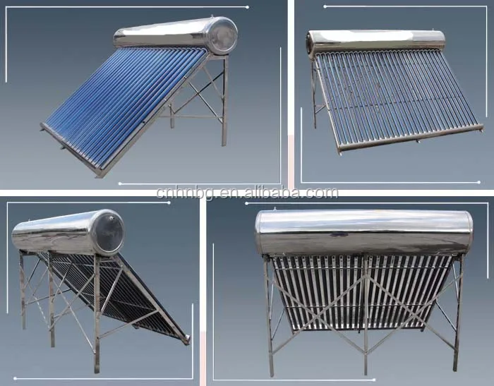 200 Liter Water Tanks Stainless Steel Solar Water Heater Made In China