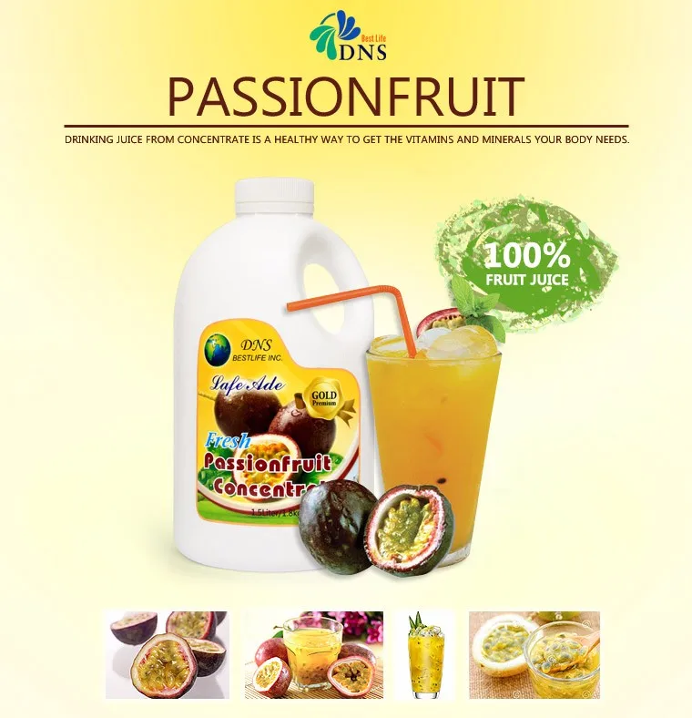 dns bestlife passion fruit juice concentrate