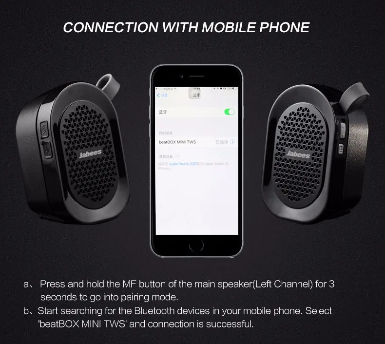 New Gadget Portable Waterproof Bluetooth Mini TWS Bluetooth Speaker Wireless