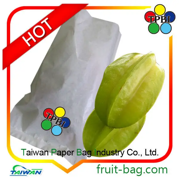ゴレンシ台湾スターフルーツホワイトペーパーの袋、 台湾averrhoaゴレンシの紙袋仕入れ・メーカー・工場