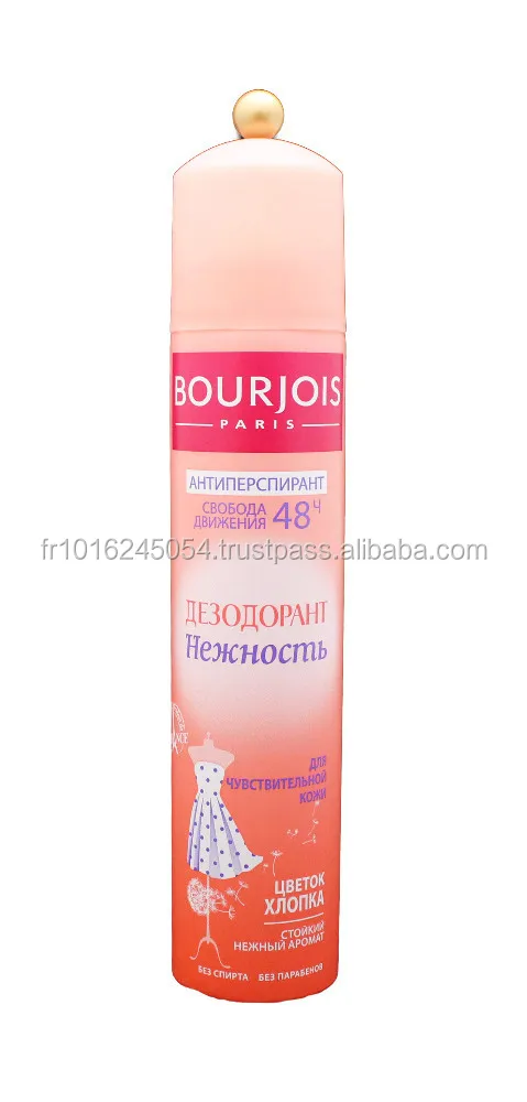 bourjois woman deodorant softness cotton flower