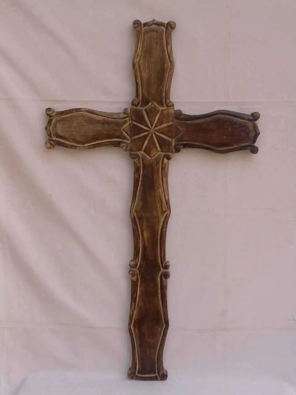 Vintage Craft Wooden Cross - Buy Hand Carved Wooden Cross 