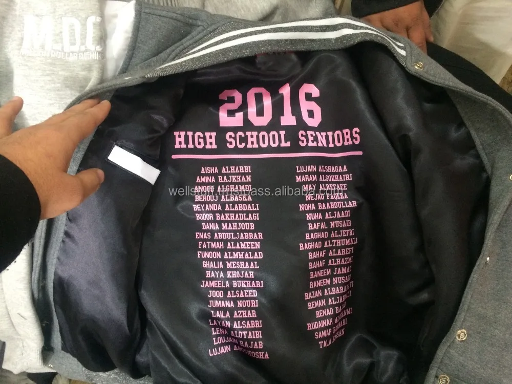 Design your own custom varsity jacket / Varsity jacket with chenille