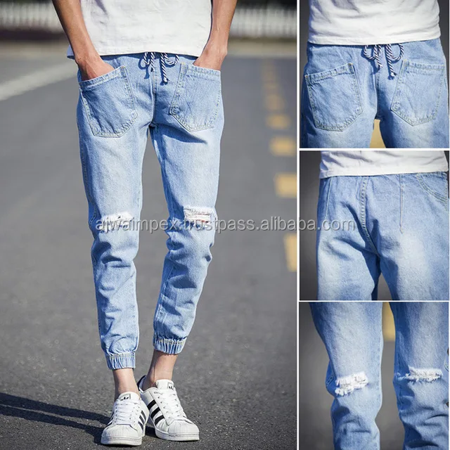 mens jeans with holes in knees