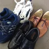 Various sizes and types of used shoes for men in good condition