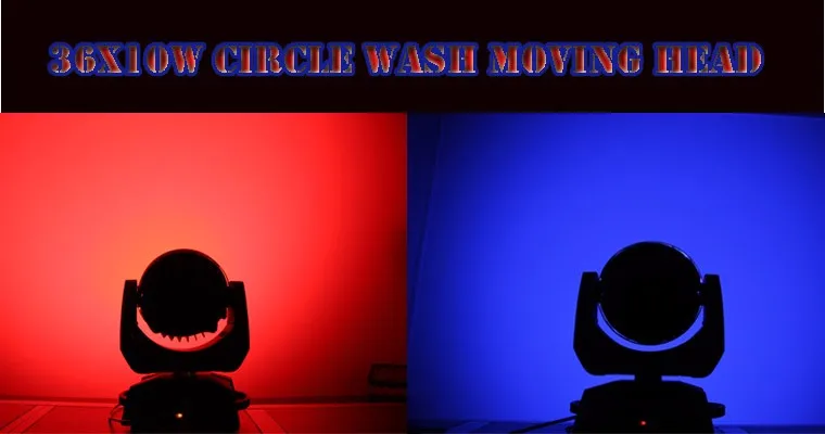 Online Selling 36X10W Best Stage Lights Wash Moving Head