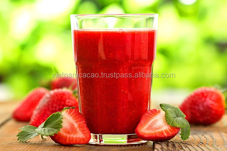 strawberry juice drink