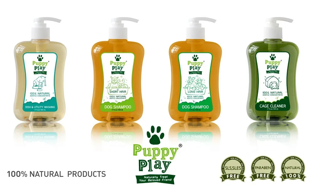 Organic Enzyme Puppy Dog Shampoo For Long Hair 500ml 100% Natural ...