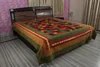 Indian Cotton Jogi Embroidered Patch Work Bed Cover