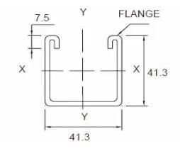 air condition units channel support set rail strut roll forming machine